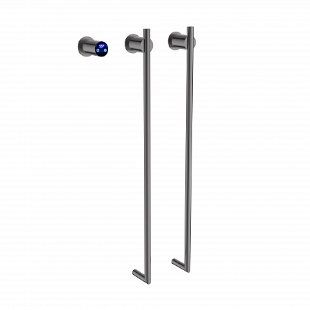 Рондо П2 350х760 электро Полотенцесушитель TERMINUS Оружейная сталь Асбест - фото 1 Рондо П2 350х760 электро Полотенцесушитель TERMINUS Оружейная сталь Асбест - фото 1