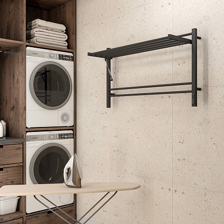 Горизонт П8 1000х600 электро КС ЧЕРНЫЙ МУАР (sensor quick touch) Полотенцесушитель TERMINUS Асбест - фото 4 Горизонт П8 1000х600 электро КС ЧЕРНЫЙ МУАР (sensor quick touch) Полотенцесушитель TERMINUS Асбест - фото 4