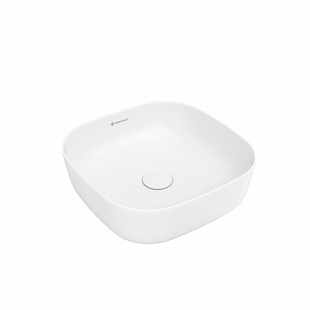 Раковина накладная Terminus Классик 370х370х115 Асбест - фото 1