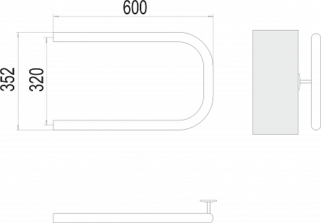 П-обр AISI 32х2 320х600 Полотенцесушитель TERMINUS Асбест - фото 3 П-обр AISI 32х2 320х600 Полотенцесушитель TERMINUS Асбест - фото 3