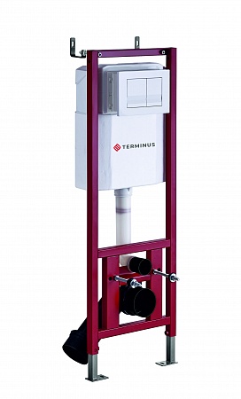 Система инсталляции для подвесного унитаза 400х1160 (4 в 1 с клавишей смыва) Terminus Асбест - фото 2 Система инсталляции для подвесного унитаза 400х1160 (4 в 1 с клавишей смыва) Terminus Асбест - фото 2