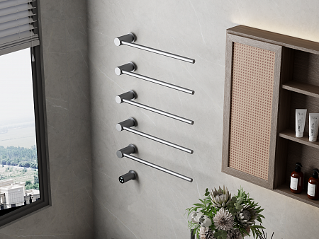 Аккорд П5 500х800 электро Полотенцесушитель TERMINUS Оружейная сталь Асбест - фото 5