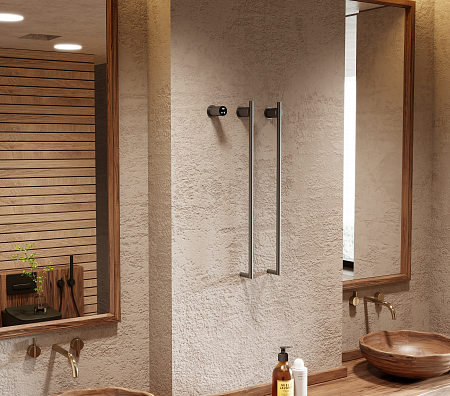 Рондо П2 350х760 электро Полотенцесушитель TERMINUS Оружейная сталь Асбест - фото 6 Рондо П2 350х760 электро Полотенцесушитель TERMINUS Оружейная сталь Асбест - фото 6