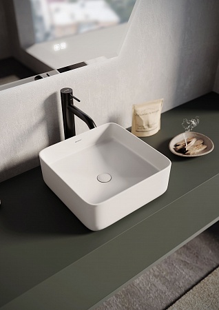 Раковина накладная Terminus Ватикан 375х375х135 Асбест - фото 3 Раковина накладная Terminus Ватикан 375х375х135 Асбест - фото 3