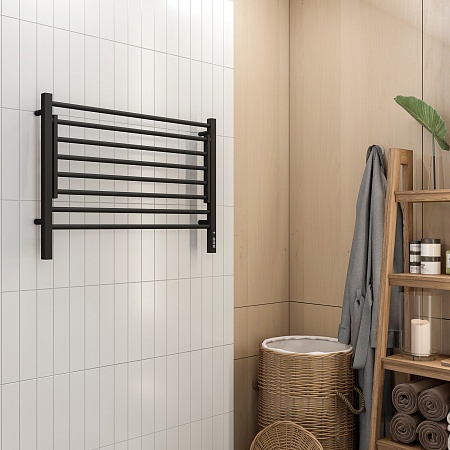 Горизонт П8 800х600 электро КС ЧЕРНЫЙ МУАР (sensor quick touch) Полотенцесушитель TERMINUS Асбест - фото 3 Горизонт П8 800х600 электро КС ЧЕРНЫЙ МУАР (sensor quick touch) Полотенцесушитель TERMINUS Асбест - фото 3