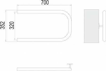 П-обр AISI 32х2 320х700 Полотенцесушитель TERMINUS Асбест - фото 3 П-обр AISI 32х2 320х700 Полотенцесушитель TERMINUS Асбест - фото 3