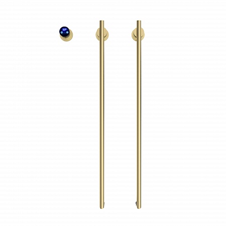 Рондо П2 350х760 электро Полотенцесушитель TERMINUS Брашированное золото Асбест - фото 2