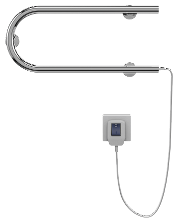 Электро 25 П-обр 600х200 Полотенцесушитель TERMINUS Асбест - фото 2 Электро 25 П-обр 600х200 Полотенцесушитель TERMINUS Асбест - фото 2