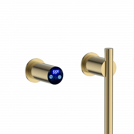 Рондо П2 350х760 электро Полотенцесушитель TERMINUS Брашированное золото Асбест - фото 4