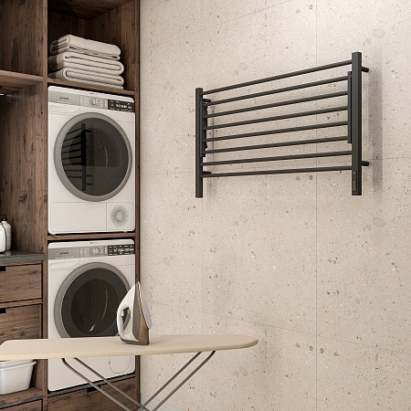 Горизонт П8 1000х600 электро КС ЧЕРНЫЙ МУАР (sensor quick touch) Полотенцесушитель TERMINUS Асбест - фото 3 Горизонт П8 1000х600 электро КС ЧЕРНЫЙ МУАР (sensor quick touch) Полотенцесушитель TERMINUS Асбест - фото 3