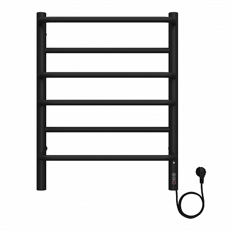 Евромикс П6 450х600 электро КС 9005 матовый ( new встроен диммер) Полотенцесушитель TERMINUS Асбест - фото 2 Евромикс П6 450х600 электро КС 9005 матовый ( new встроен диммер) Полотенцесушитель TERMINUS Асбест - фото 2